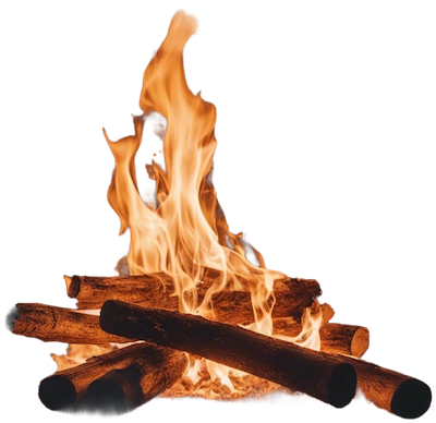 Campfire scene